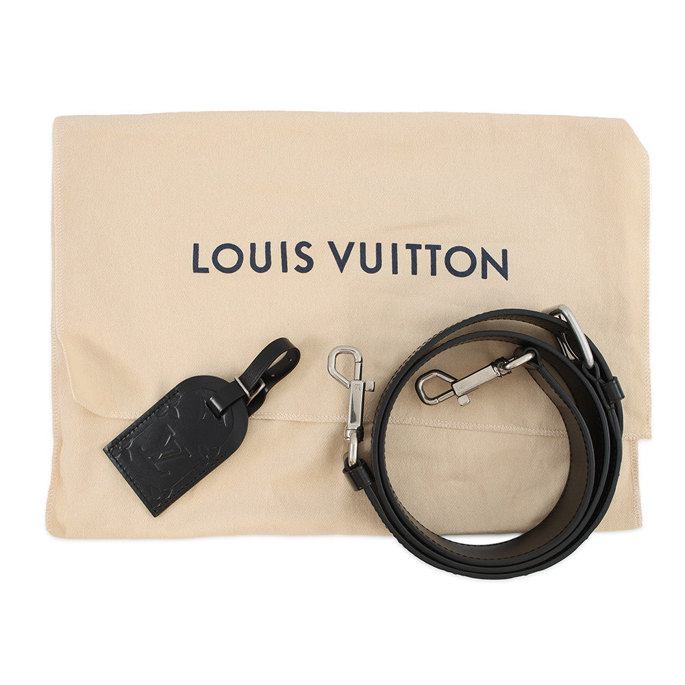 LOUIS VUITTON Keepall Cargo Bandouliere NoirM13988 Calf Leather Size 25
