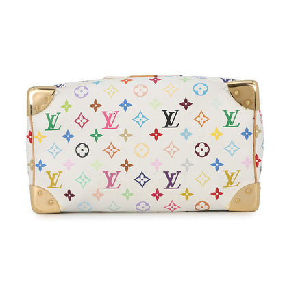 LOUIS VUITTON Speedy Blanc/RedM92643 Monogram・Multicolor Size 30
