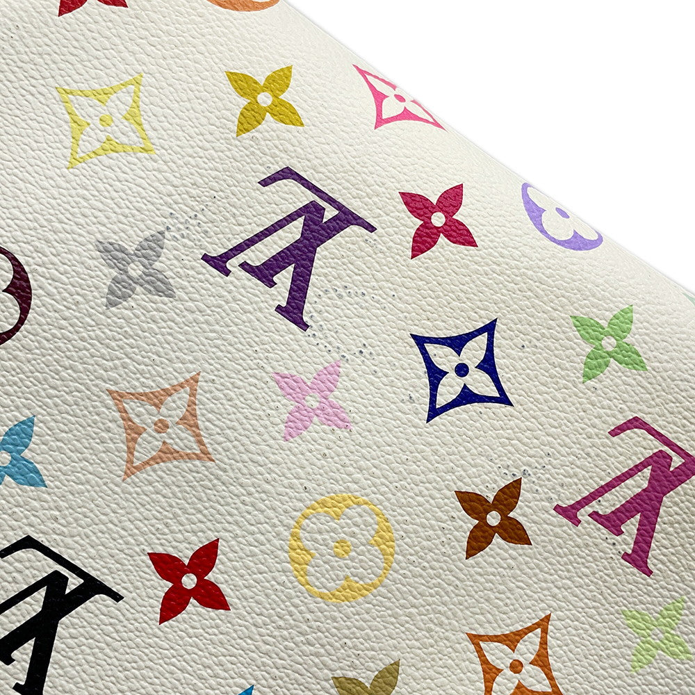 LOUIS VUITTON Speedy Blanc/RedM92643 Monogram・Multicolor Size 30