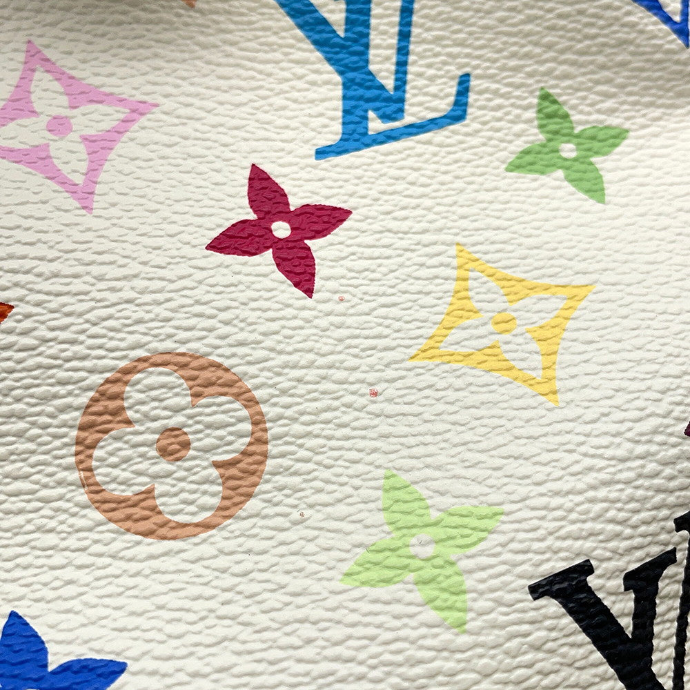 LOUIS VUITTON Speedy Blanc/RedM92643 Monogram・Multicolor Size 30