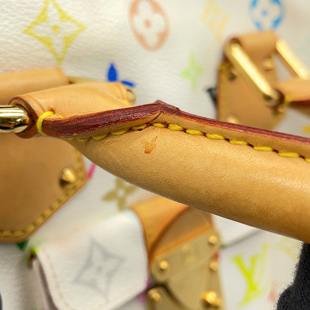LOUIS VUITTON Speedy Blanc/RedM92643 Monogram・Multicolor Size 30
