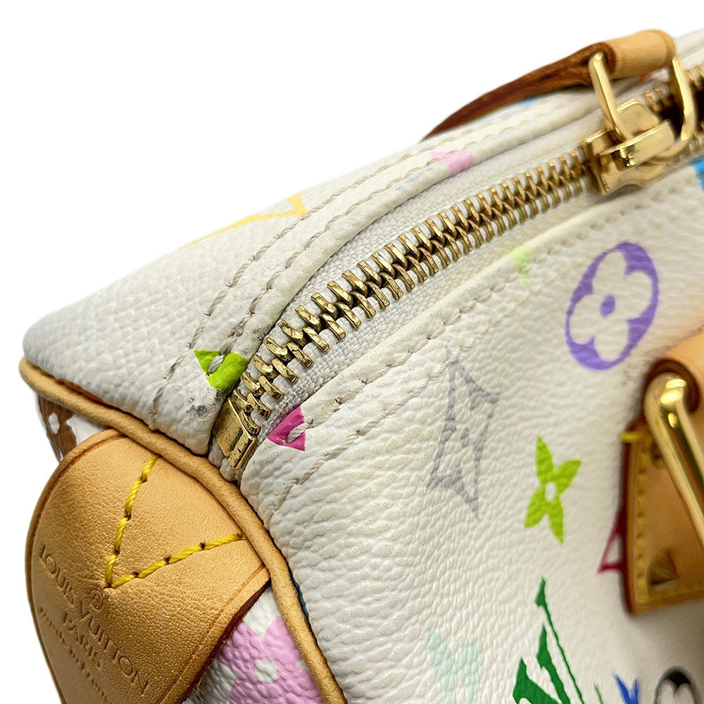 LOUIS VUITTON Speedy Blanc/RedM92643 Monogram・Multicolor Size 30