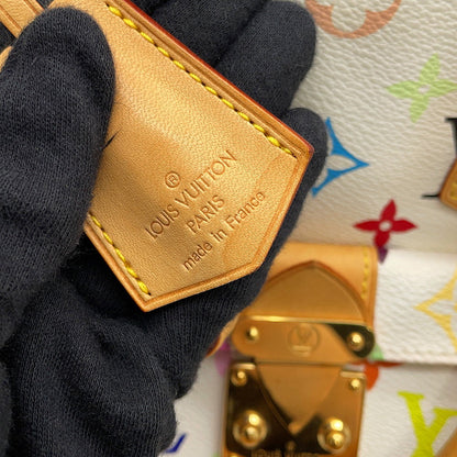 LOUIS VUITTON Speedy Blanc/RedM92643 Monogram・Multicolor Size 30