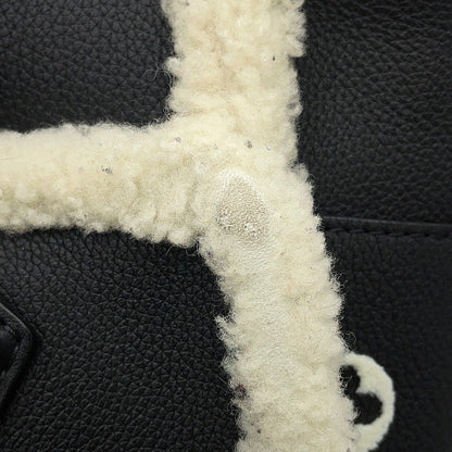 LOUIS VUITTON On My Side NoirM58908 Calf Leather Shearling Size MM