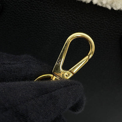LOUIS VUITTON On My Side NoirM58908 Calf Leather Shearling Size MM