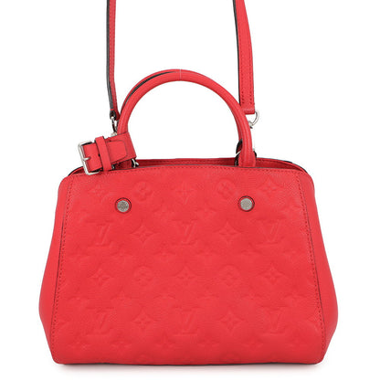LOUIS VUITTON Montaigne DahliaM50038 Monogram Empreinte Leather Size BB