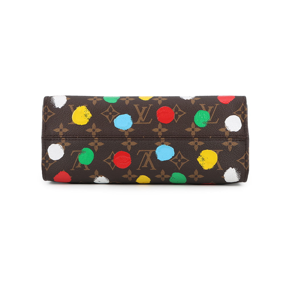 LOUIS VUITTON LVxYK Onthego RedM46380 Monogram Painted Dot Size PM