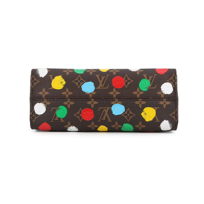 LOUIS VUITTON LVxYK Onthego RedM46380 Monogram Painted Dot Size PM
