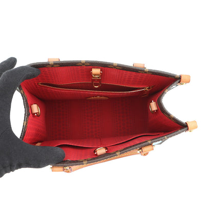 LOUIS VUITTON LVxYK Onthego RedM46380 Monogram Painted Dot Size PM