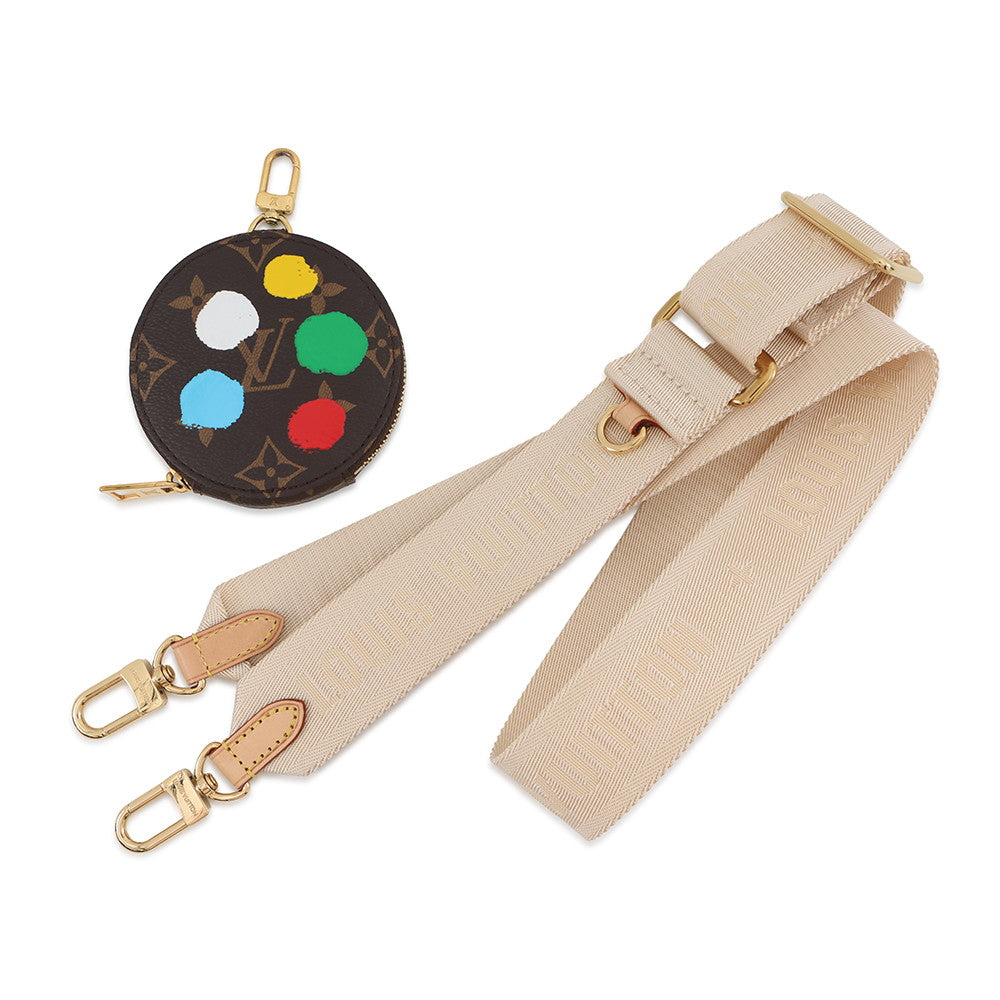 LOUIS VUITTON LVxYK Onthego RedM46380 Monogram Painted Dot Size PM