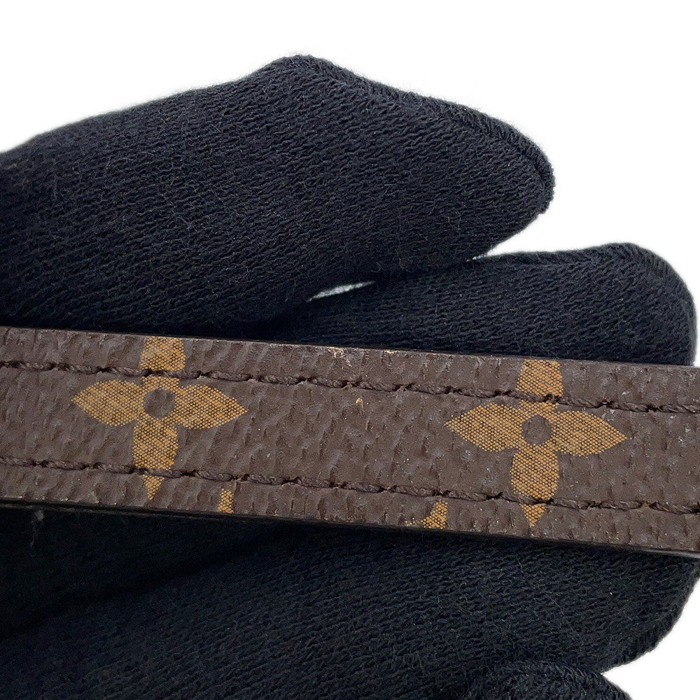 LOUIS VUITTON Pochette Trunk Vertical BrownM67873 Monogram Reverse Canvas