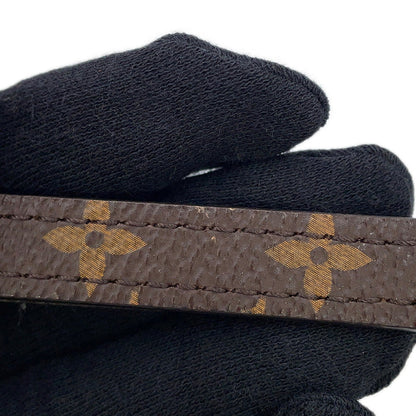 LOUIS VUITTON Pochette Trunk Vertical BrownM67873 Monogram Reverse Canvas