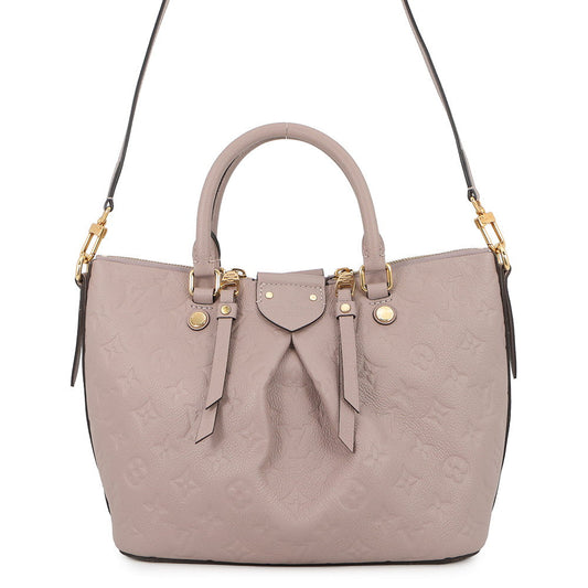 LOUIS VUITTON Mazarine Taupe GreyM50709 Monogram Empreinte Leather Size PM