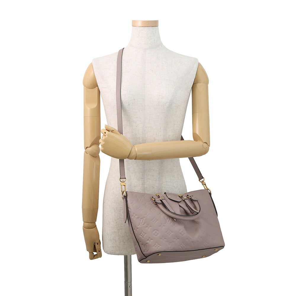 LOUIS VUITTON Mazarine Taupe GreyM50709 Monogram Empreinte Leather Size PM