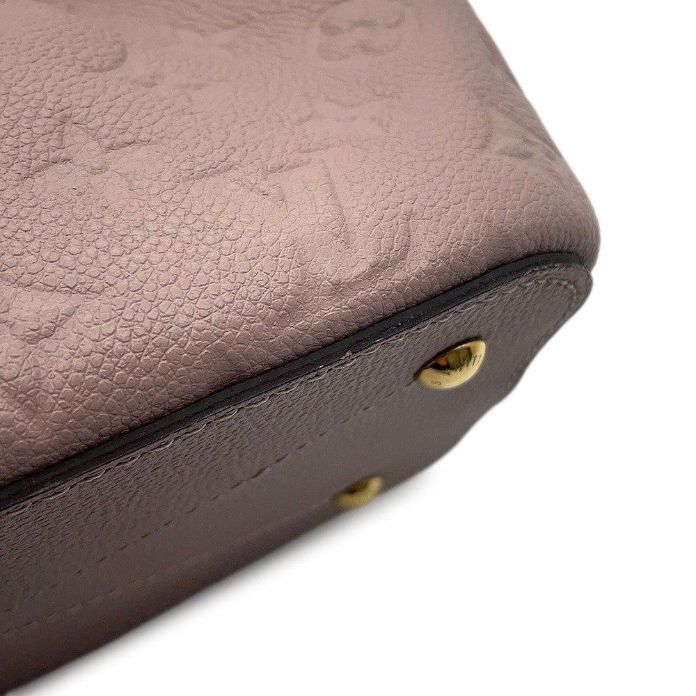 LOUIS VUITTON Mazarine Taupe GreyM50709 Monogram Empreinte Leather Size PM