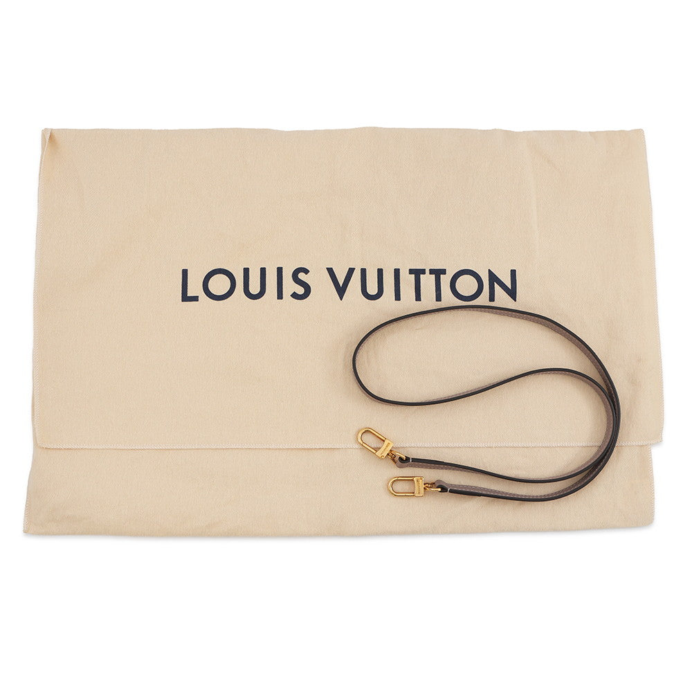 LOUIS VUITTON Mazarine Taupe GreyM50709 Monogram Empreinte Leather Size PM