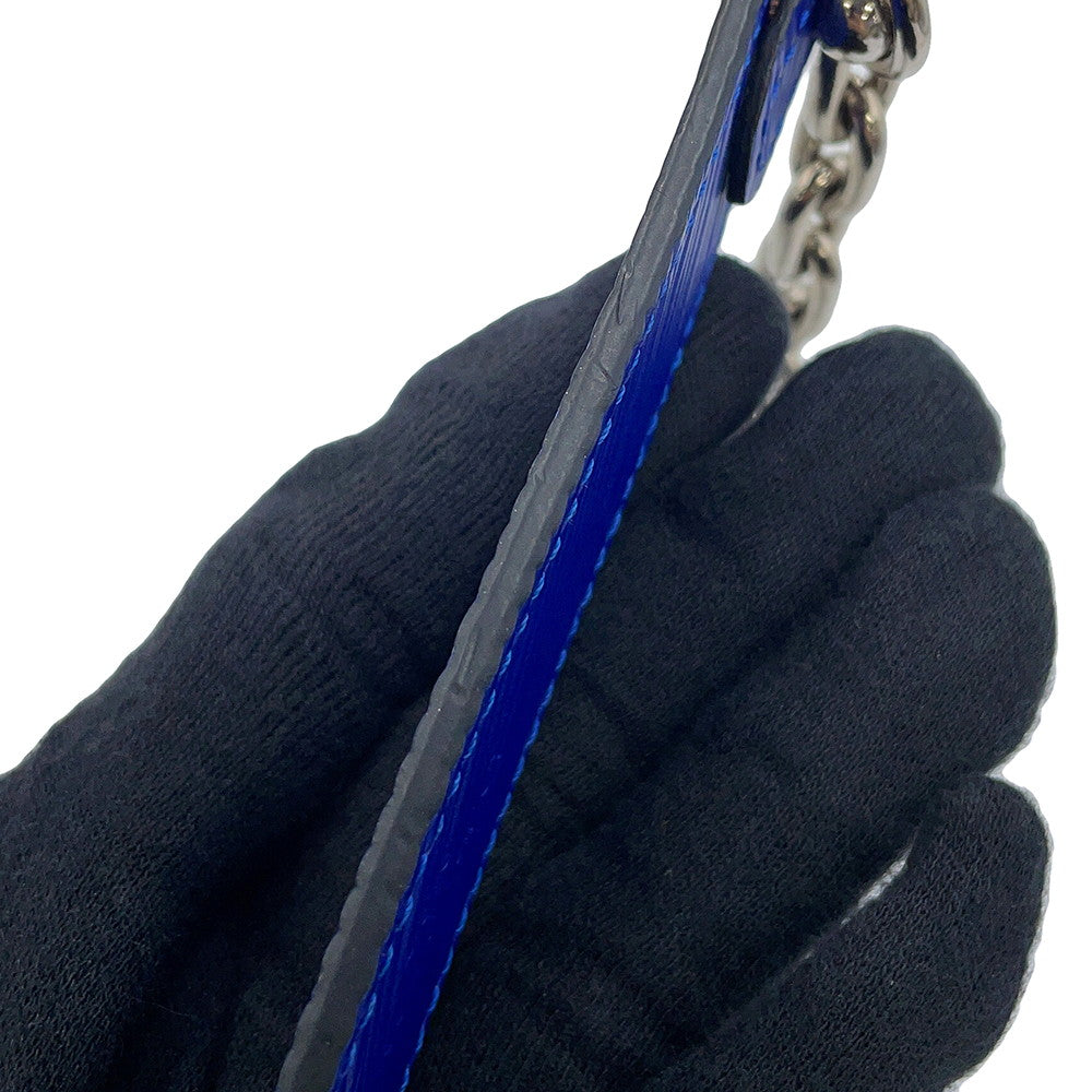LOUIS VUITTON Portefeuille Twist Chain Wallet BlueM62215 Epi Leather