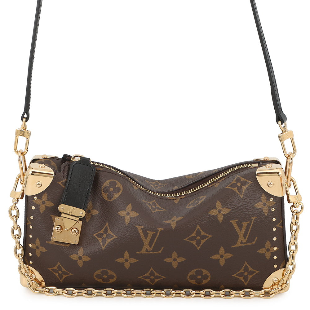 LOUIS VUITTON Slim Trunk NoirM13147 Monogram Monogram Reverse Canvas
