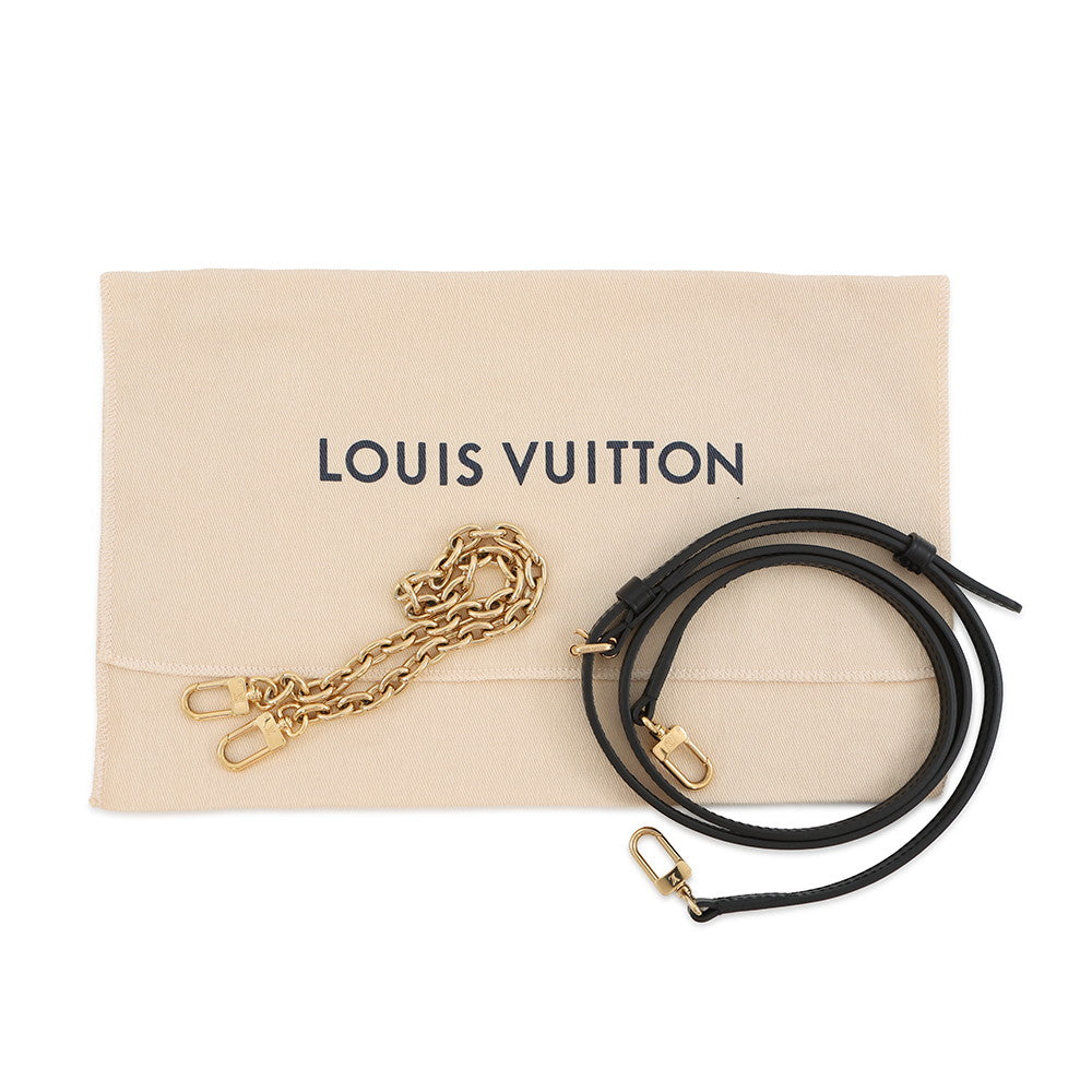 LOUIS VUITTON Slim Trunk NoirM13147 Monogram Monogram Reverse Canvas