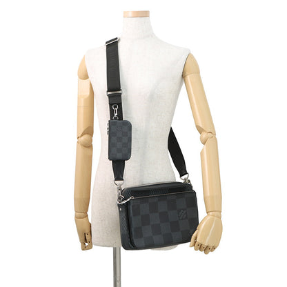 LOUIS VUITTON Trio Messenger NoirN50017 Damier Graphite 3D
