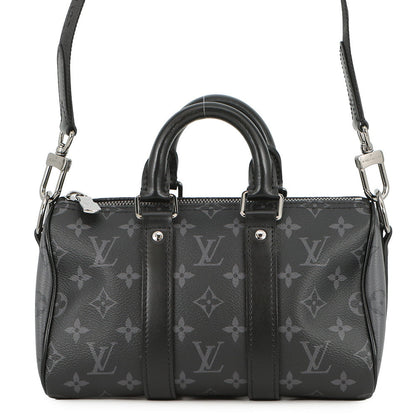 LOUIS VUITTON Keepall Bandouliere NoirM46271 Monogram Eclipse Monogram Eclipse Reverse Size 25