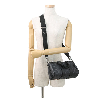 LOUIS VUITTON Keepall Bandouliere NoirM46271 Monogram Eclipse Monogram Eclipse Reverse Size 25