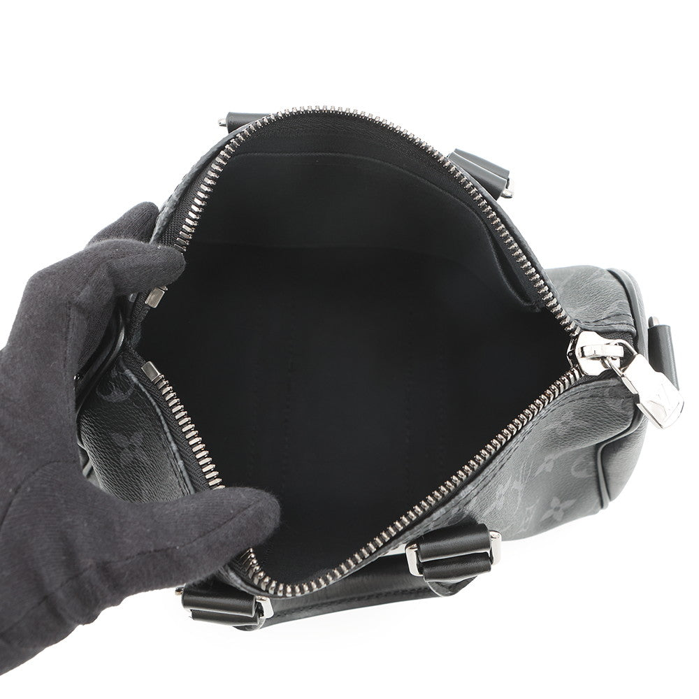 LOUIS VUITTON Keepall Bandouliere NoirM46271 Monogram Eclipse Monogram Eclipse Reverse Size 25