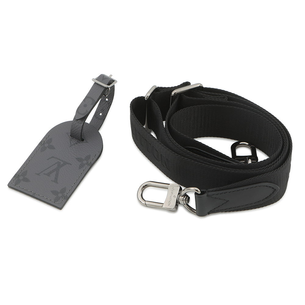 LOUIS VUITTON Keepall Bandouliere NoirM46271 Monogram Eclipse Monogram Eclipse Reverse Size 25