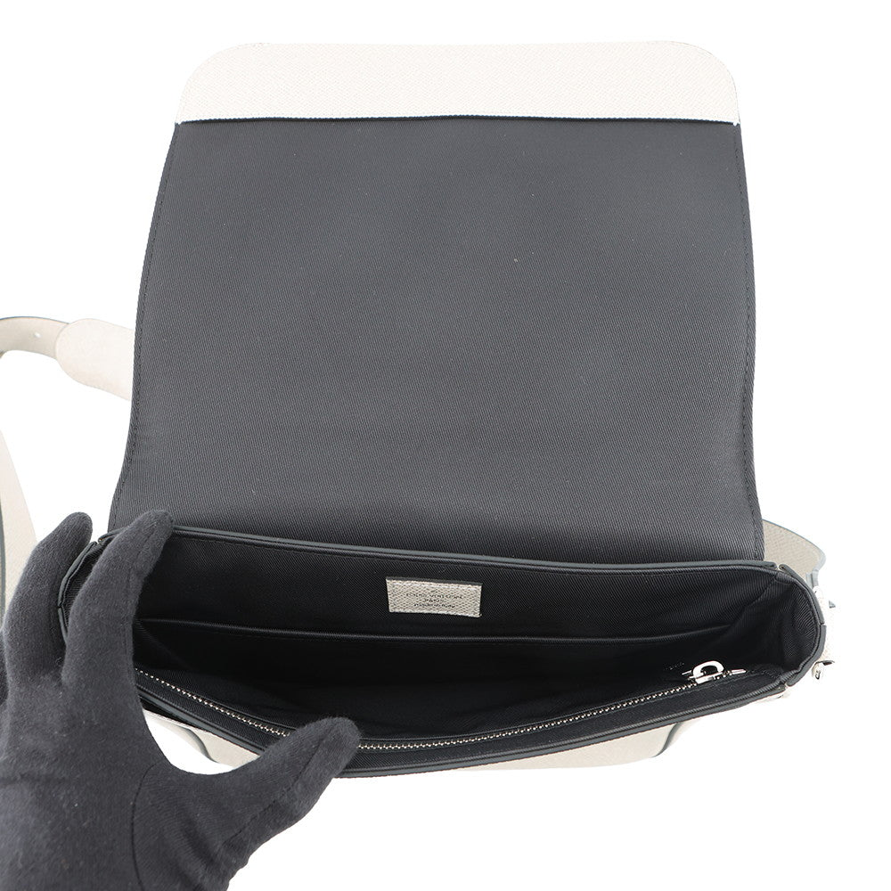 LOUIS VUITTON Roman GrayM32733 Taiga Leather Size PM