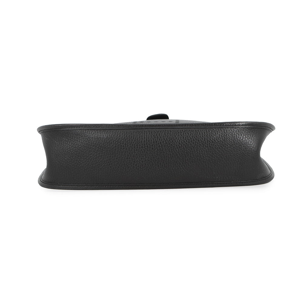 HERMES Evelyne1 Black Taurillon Clemence Size GM