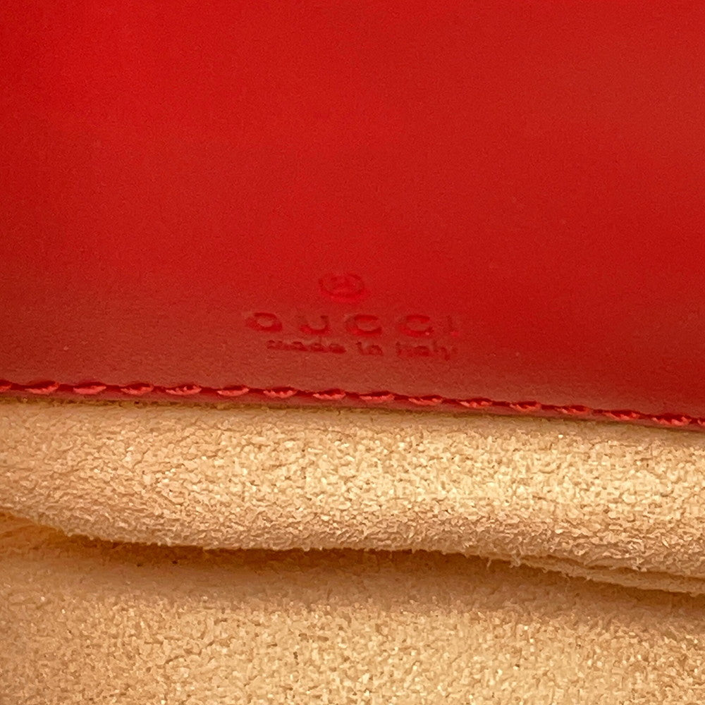 GUCCI GG Marmont Small Bucket Bag Red575163 Leather