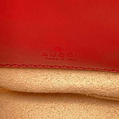GUCCI GG Marmont Small Bucket Bag Red575163 Leather
