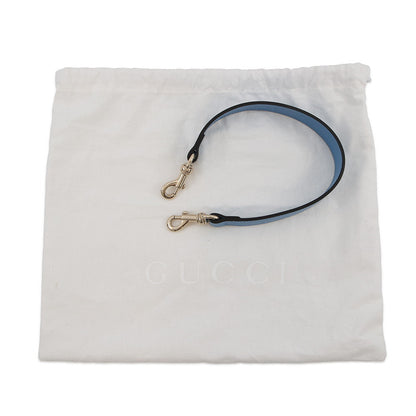 GUCCI GG Canvas Moonside One-Shoulder Bag Light Blue786035 Canvas Leather Size Mini