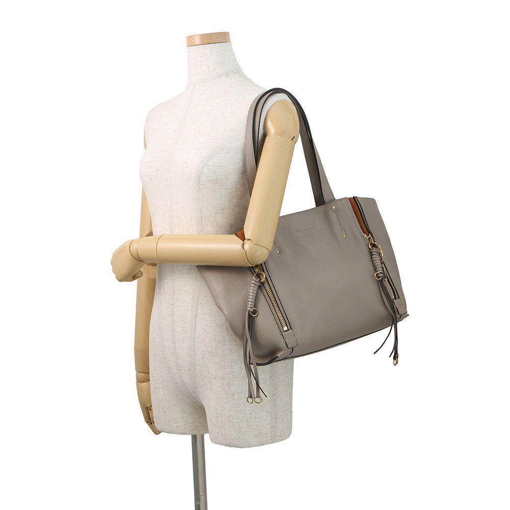 Chloe Mylo Tote Bag GrayCHC17AS272HEQ23W Leather