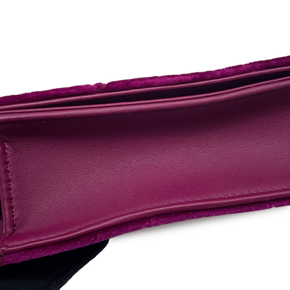 GUCCI GG Marmont ChainShoulder Bag Purple488426 Velour