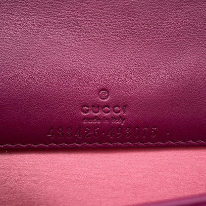 GUCCI GG Marmont ChainShoulder Bag Purple488426 Velour