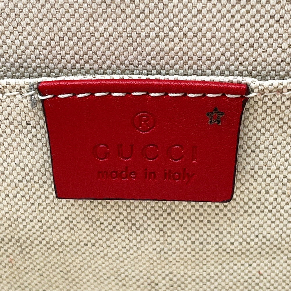 GUCCI Bamboo Dionysus 2-Way Handbag Red/White/Navy448075 Leather Bamboo