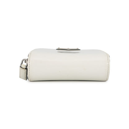 PRADA Triangle Smartphone Shoulder White2ZH126 Leather