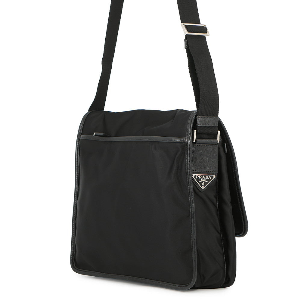 PRADA Messenger bag Black2VD166_2FMO_F0002 Nylon Leather