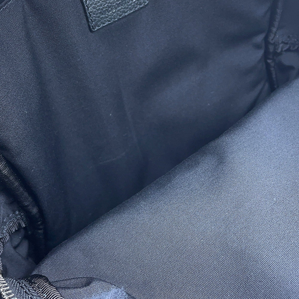 Dior Oblique Rider Backpack Black Canvas Leather