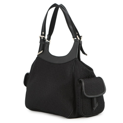 Dior Oblique Jacquard Street Chic Tote Bag BlackJCF44966 Canvas Leather