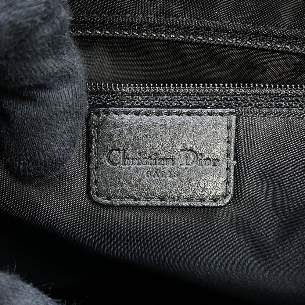 Dior Oblique Jacquard Street Chic Tote Bag BlackJCF44966 Canvas Leather