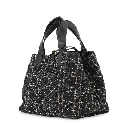 Dior Cannage to JulesBag Black/WhiteM2821OTKV_M911 Tweed Calf Leather Size Medium