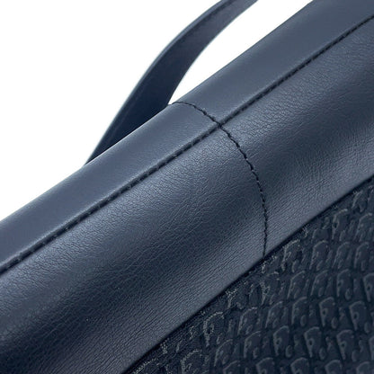 Dior Street Chic One Shoulder Bag Black Canvas Leather