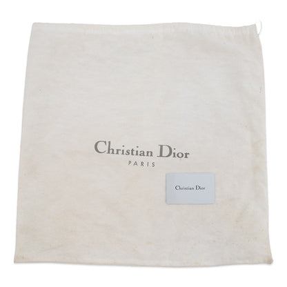 Dior Street Chic One Shoulder Bag Black Canvas Leather