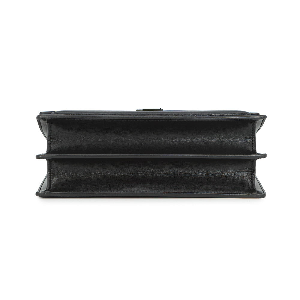 SAINT LAURENT PARIS Sunset ChainShoulder Bag Black442906 Leather