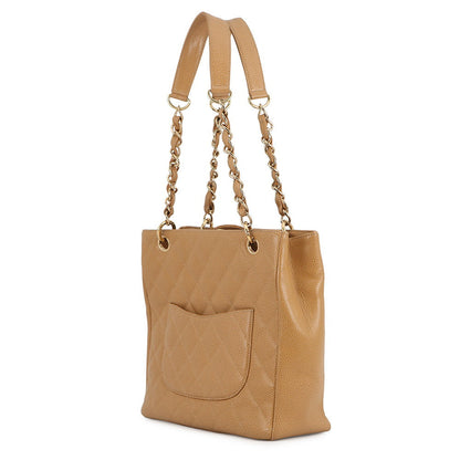 CHANEL Matelasse PST Chain Tote BeigeA50994 Caviar Leather