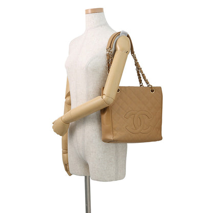 CHANEL Matelasse PST Chain Tote BeigeA50994 Caviar Leather