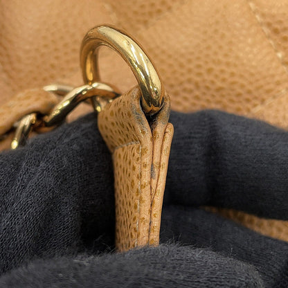 CHANEL Matelasse PST Chain Tote BeigeA50994 Caviar Leather