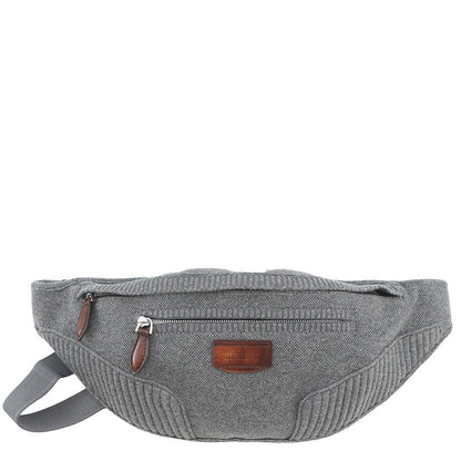 Berluti Shadow Bumbag Gray Cashmere Leather